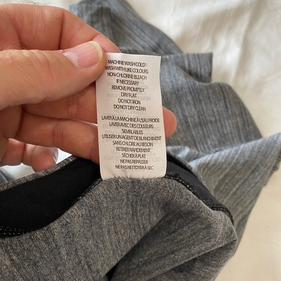 Tuff Athletics Women's Gray Streaked Athletic Yoga Pant‎ Leggings Size Small - Picture 8 of 14